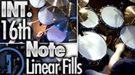 Int. 16th Note Linear Drum Fills