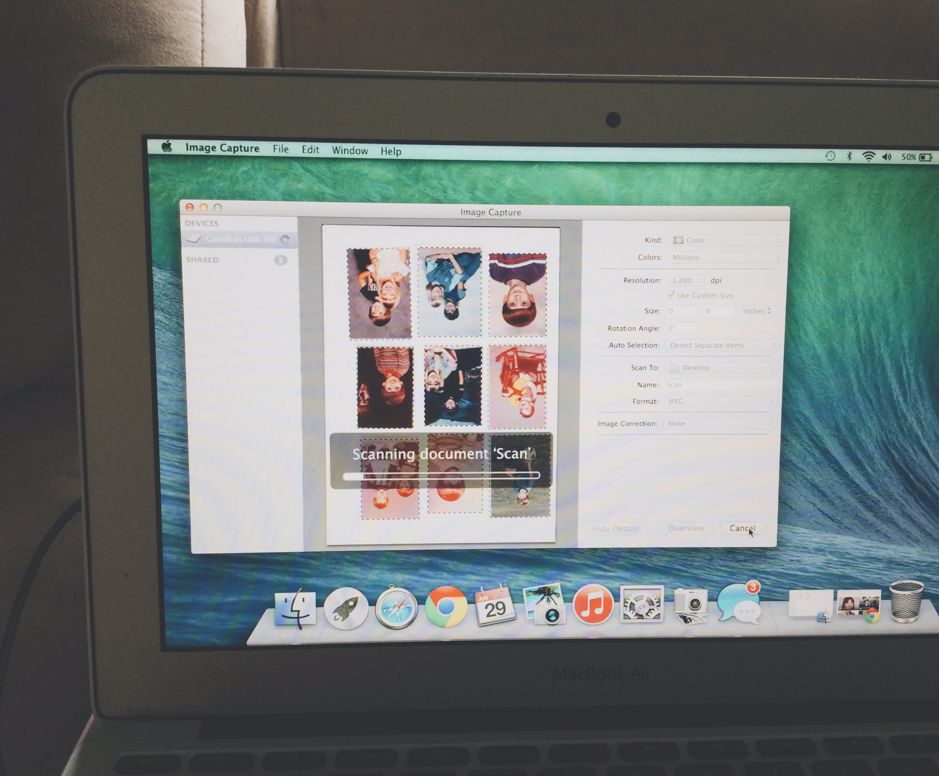 Safely scan and store old family photos