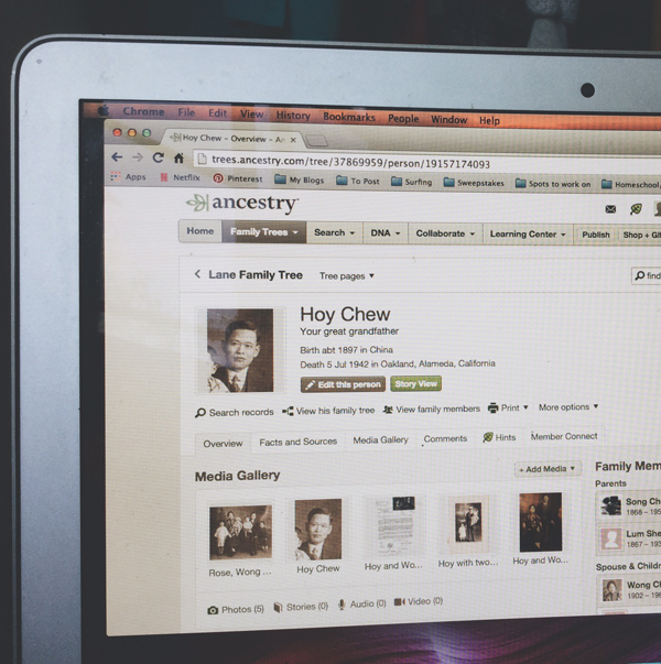 Scan old photos and documents for family history and genealogy