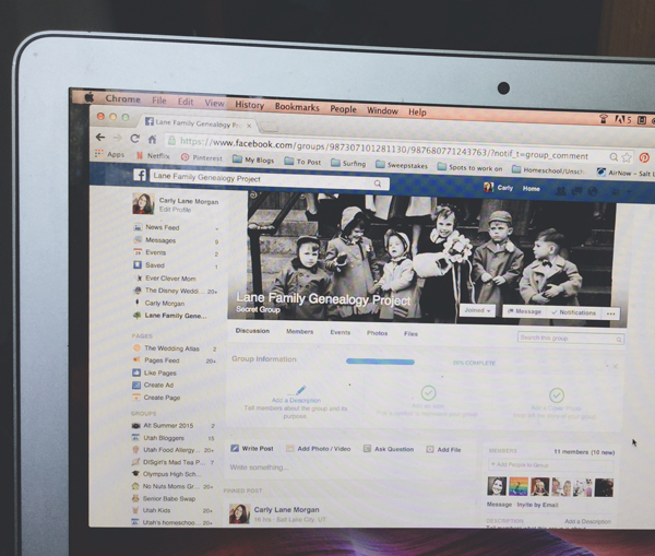 Start a Facebook group to identify old family photos for genealogy after you scan them