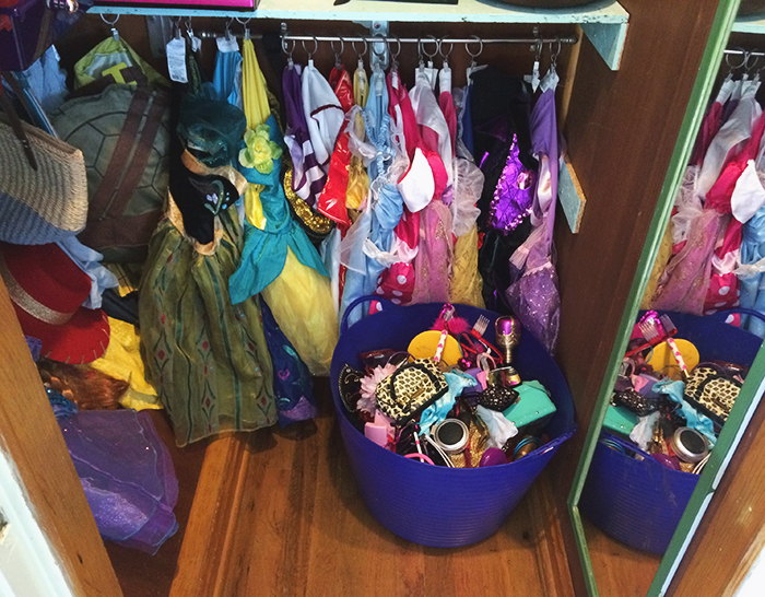 Dress up closet