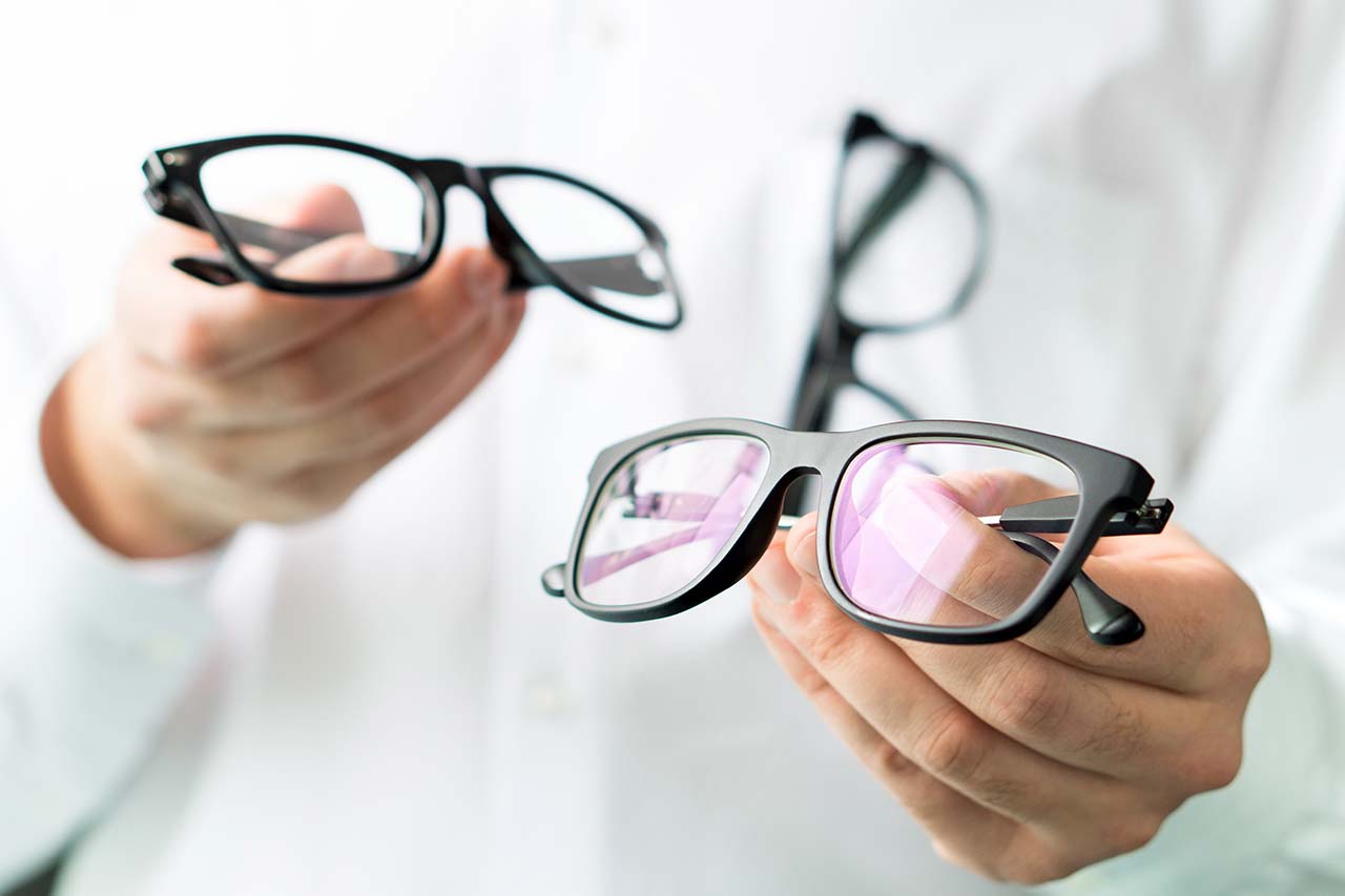 Eye Doctor Showing Eyeglasses in Enid, OK