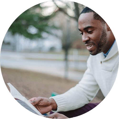 man reading a book.png