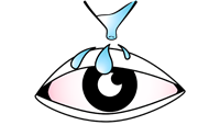 Regularly using eye drops