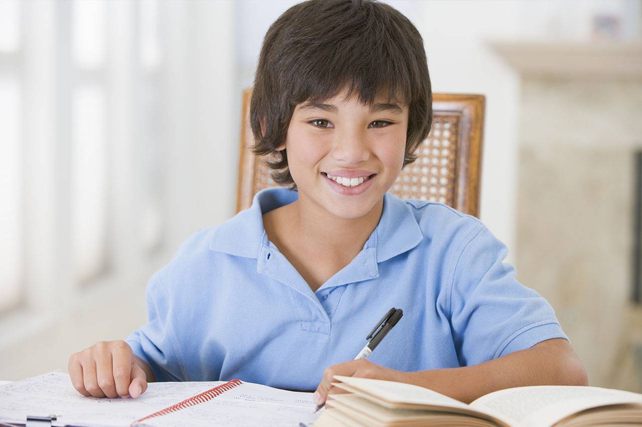 Boy Wearing Soft Multifocal Contacts For Myopia Management