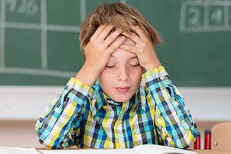 child in school