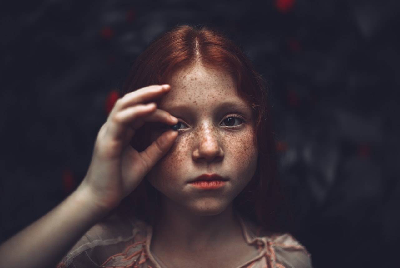 frustrated child in school