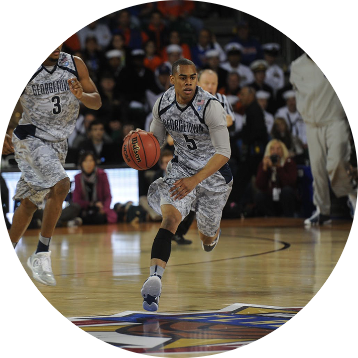 eye doctor, young man playing basketball