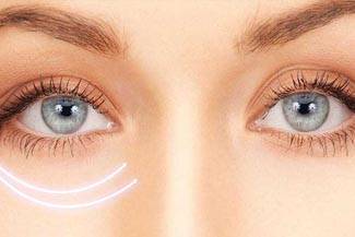 Close-up of woman's eyes