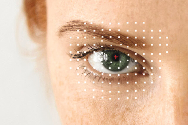 Woman's Eye in Ad for Eye Care Emergencies