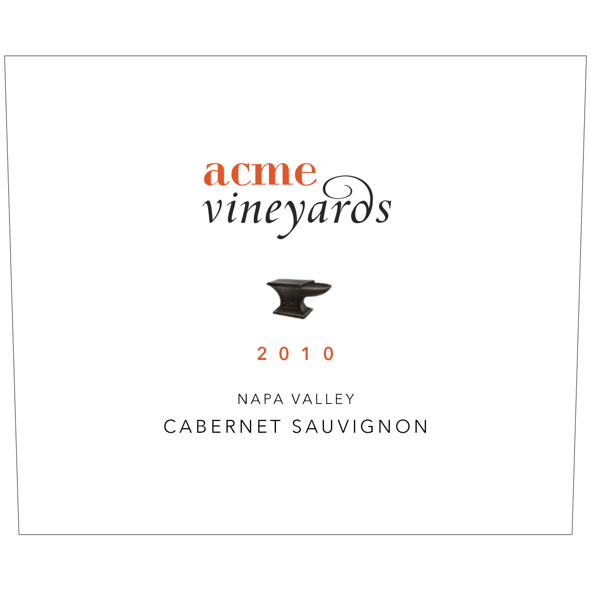 2010 Cabernet Sauvignon Napa Valley - Acme Vineyards (DEMO)