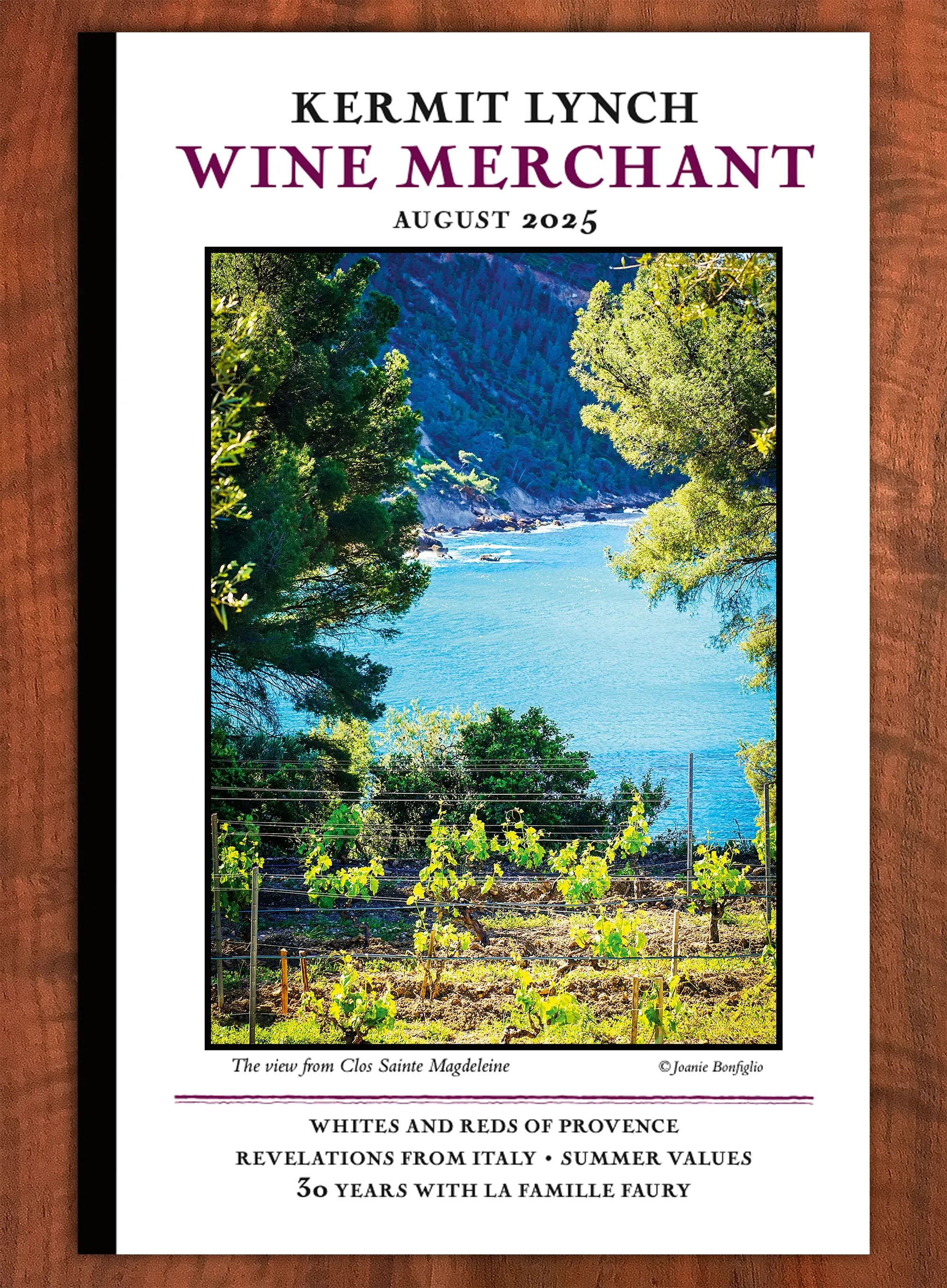 The view from Clos Sainte Magdeleine by Joanie Bonfiglio
