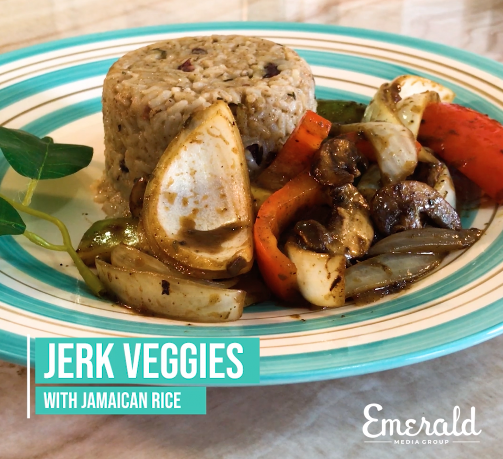 Easy, Vegan Jerk Veggies Emerald