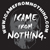 i came from nothing - michael avatar