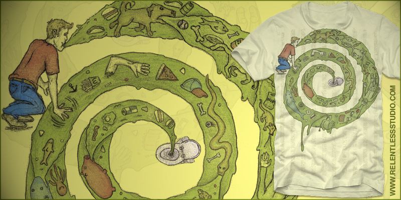 "Tee Off - Round Three | Vomit" by ryanmiller Tee Off - Round Three | Vomit tee shirt design by ryanmiller - Ryan Miller