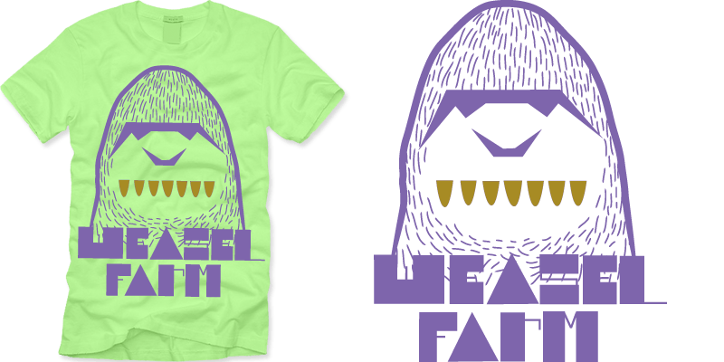 Silverback tee shirt design by weaselfarm - jh09111@stu.aii.edu