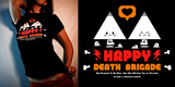 "Happy Death Brigade" by aeiko Happy Death Brigade tee shirt design by aeiko - aeiko