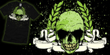 Skull Crest tee shirt design by noFunk - Dan