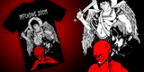 "Impending Doom - Saint Michael" by sittingduck Impending Doom - Saint Michael tee shirt design by sittingduck - Josh Stomberg