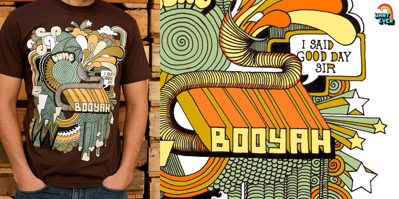 Booyah tee shirt design by RikkiB - RikkiB