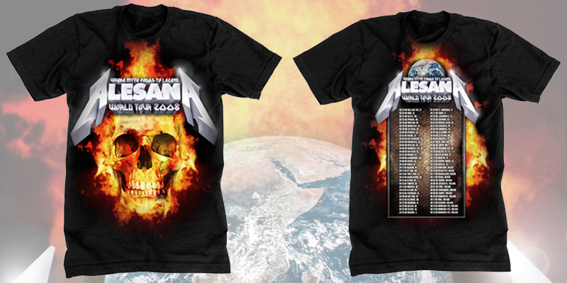 Alesanica tee shirt design by kyleisez - Kyle Crawford