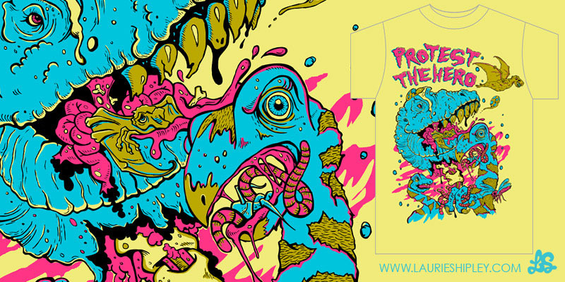 "Dino-Raaaawrrrrr!" by LaurieShipley Dino-Raaaawrrrrr! tee shirt design by LaurieShipley - Laurie Shipley