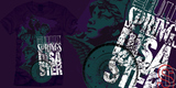 Translucent Haze & Beautiful Horses tee shirt design by godsloadedsociety - Matt Hebert