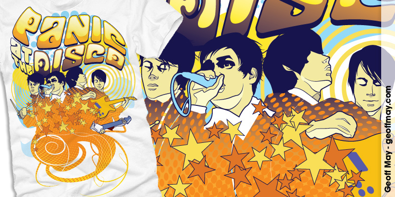 PATD - Psychedelic Freakout tee shirt design by justgeoff - Geoff May