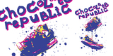 Chocolate Republic - Hanging Chucks 4 Color tee shirt design by Joon - Joon