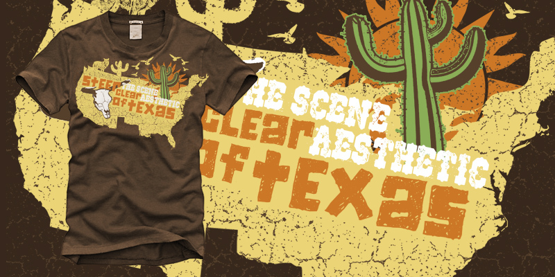 TSA - Steer Clear of Texas tee shirt design by conor - Conor