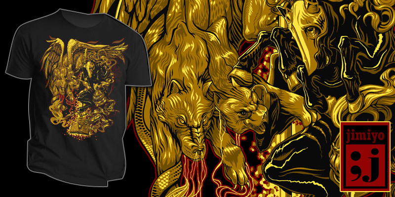 Imogen Plus'd tee shirt design by jimiyo - Jimi Benedict