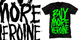 Heroine Clothing | Buy More Heroine tee shirt design by chrisrushing - Chris Rushing