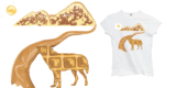 Woffle tee shirt design by Quix - Kelly