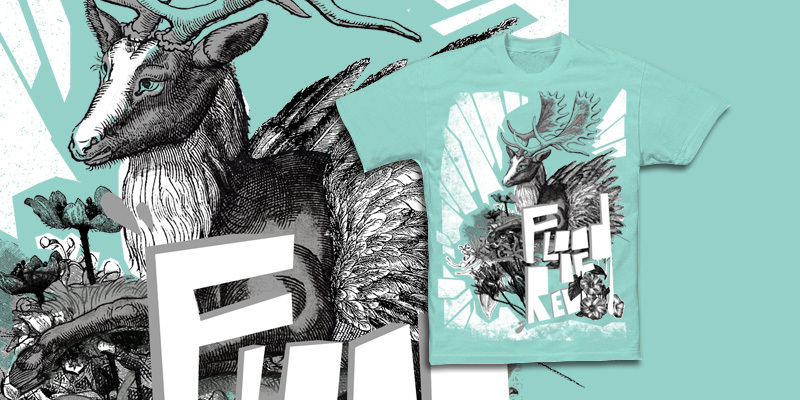 Flood of Red - Deer Shirt image