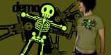 Bodyshock tee shirt design by Democlasm - Sam Minton