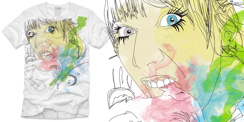 nom nom nom tee shirt design by JuniorKickstart - JunioKickstart
