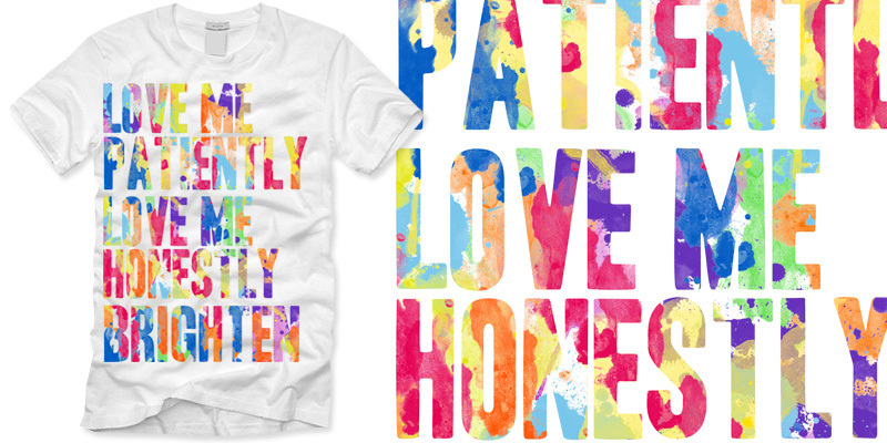Love Me Honestly tee shirt design by JuniorKickstart - JunioKickstart