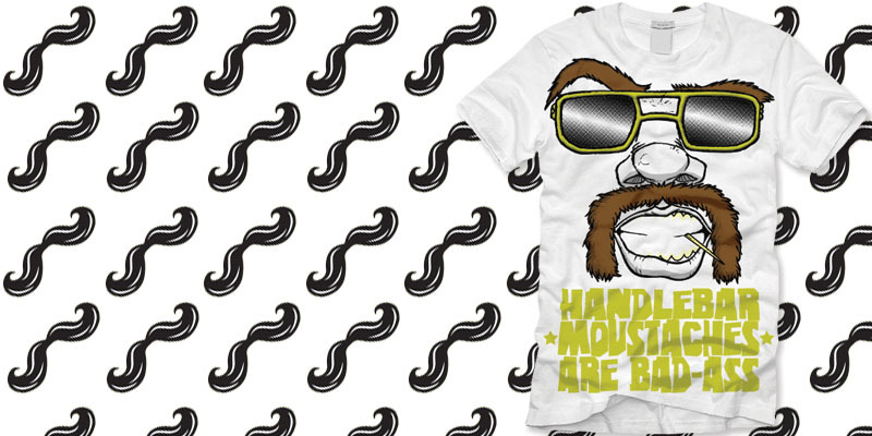 Handlebar Moustaches are Bad-Ass. image