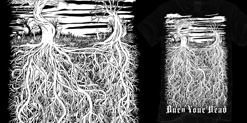 "Burn your babies " by godmachine Burn your babies tee shirt design by godmachine - Mr G. Machine