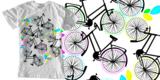 "Bikes Love Rain!" by drewB Bikes Love Rain! tee shirt design by drewB - Drew Barontini