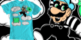 "Crooked Crooks | Mario The Crook!" by drewB Crooked Crooks | Mario The Crook! tee shirt design by drewB - Drew Barontini