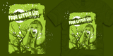 "In Horror" by Ziggy In Horror tee shirt design by Ziggy - Scott