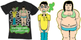 "Crooked Crooks | The Nerd & The McFatty" by drewB Crooked Crooks | The Nerd & The McFatty tee shirt design by drewB - Drew Barontini