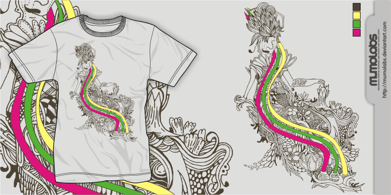 "My Dress" by mumolabs My Dress tee shirt design by mumolabs - Rayi Christian Wicaksono
