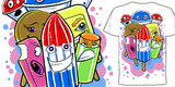 Popsicles! tee shirt design by chrisrubey - chrisrubey