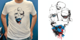 Superman tee shirt design by BangBangTshirts - James