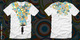Concentric Downpour tee shirt design by Oliver - Oliver Barrett