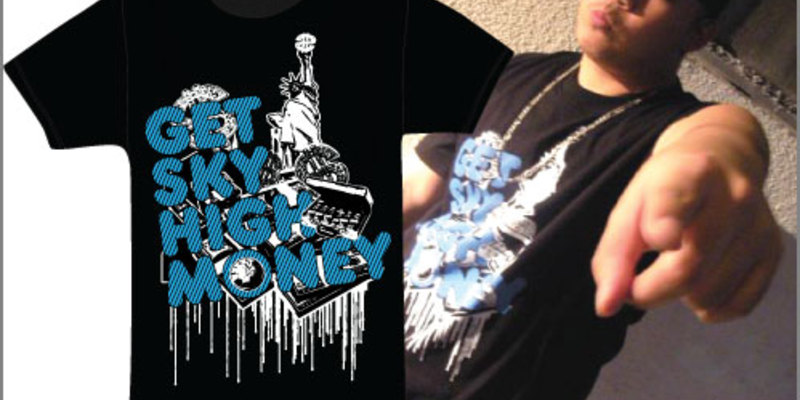 '*' SKY HIGH MONEY TEE "LTL" LUXLIVIN ENT. '*' SKY HIGH MONEY TEE "LTL" LUXLIVIN ENT. image