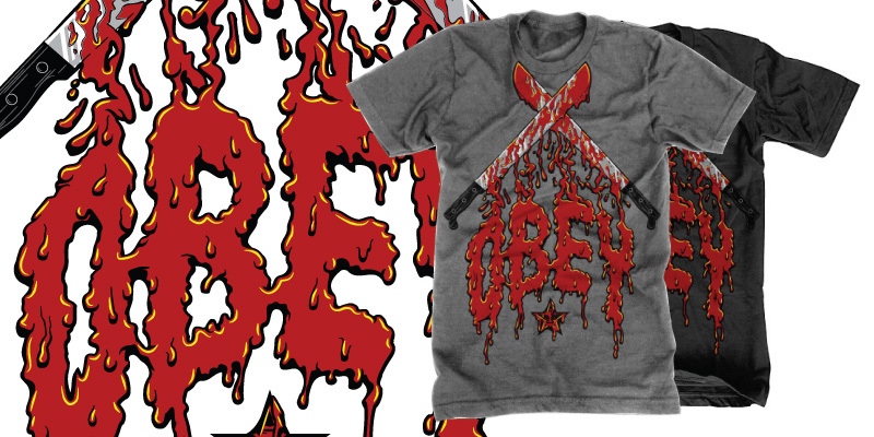 Metropark | Obey | Machetee tee shirt design by chrisrushing - Chris Rushing