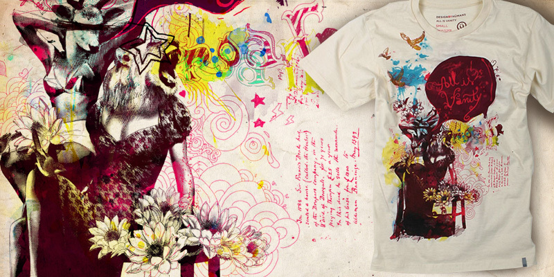 All is Vanity tee shirt design by mathiole - matheus lopes